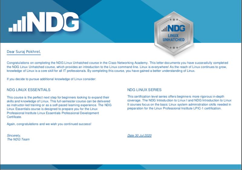 NDG Linux Unhatched